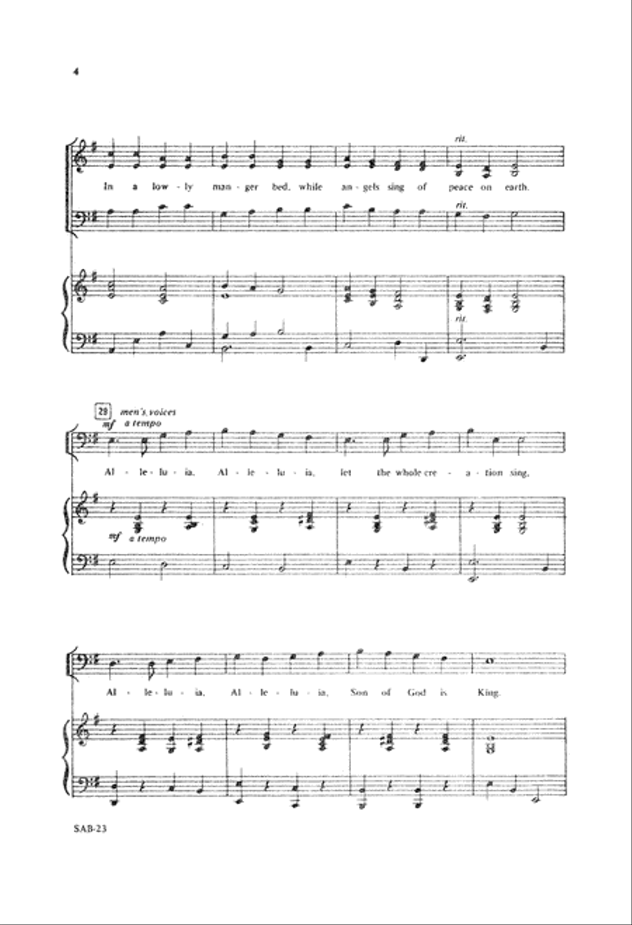 A New King is Comin' (Digital Download) 3-Part scores gallery preview page 4