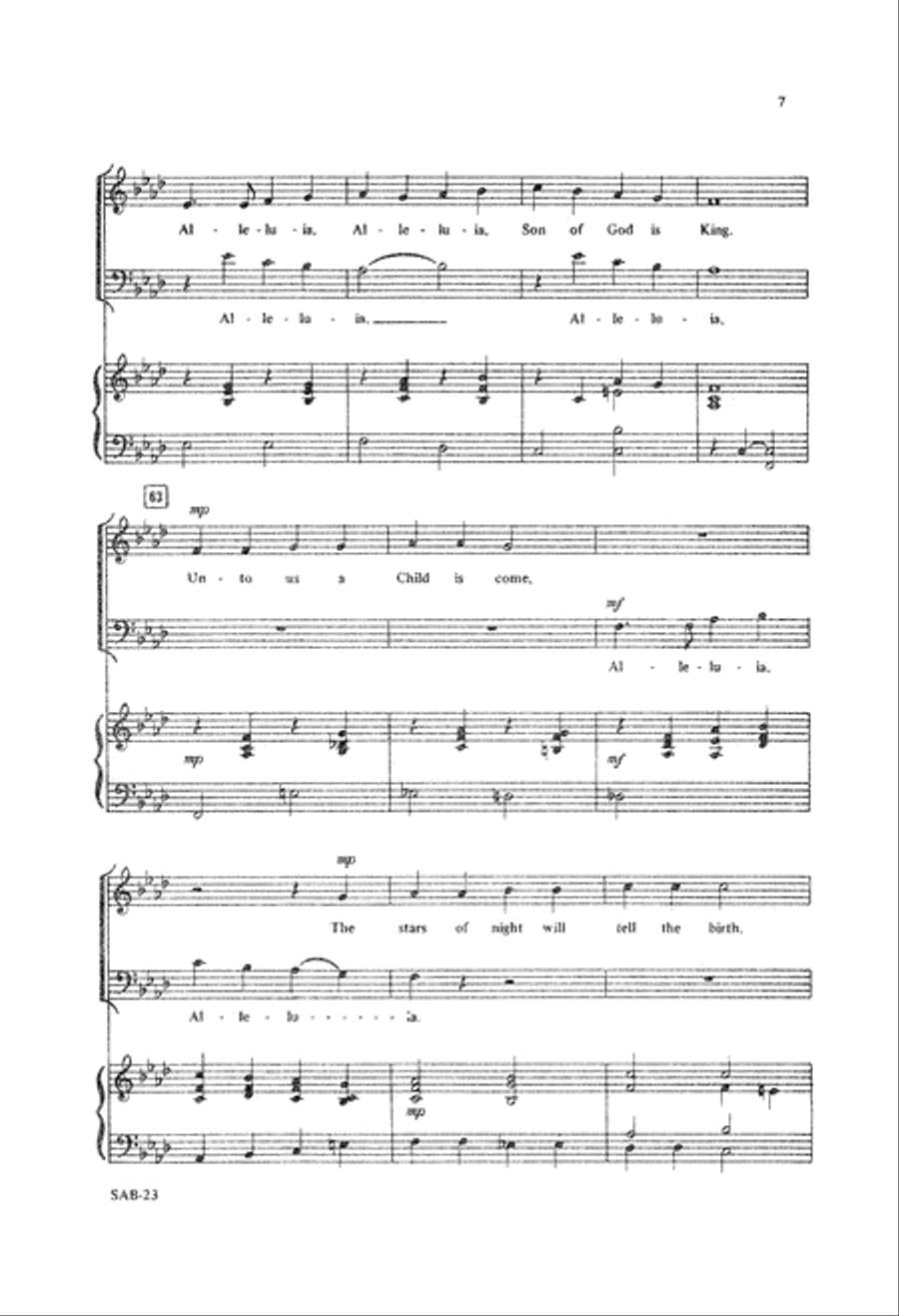 A New King is Comin' (Digital Download) 3-Part scores gallery preview page 7