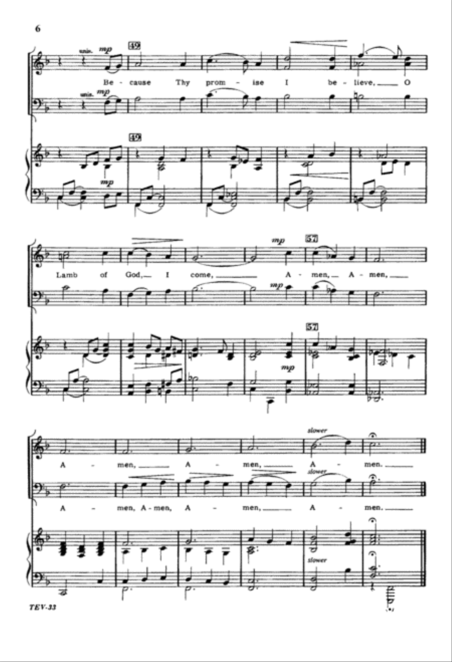 Just as I Am (Digital Download) 2-Part scores gallery preview page 6