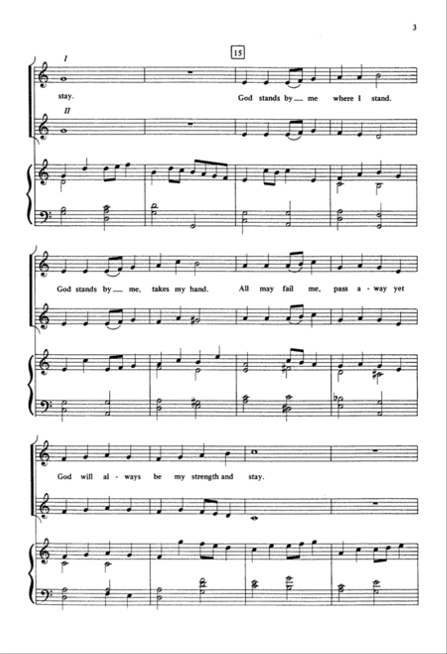 God Goes With Me (Digital Download) 2-Part scores gallery preview page 3