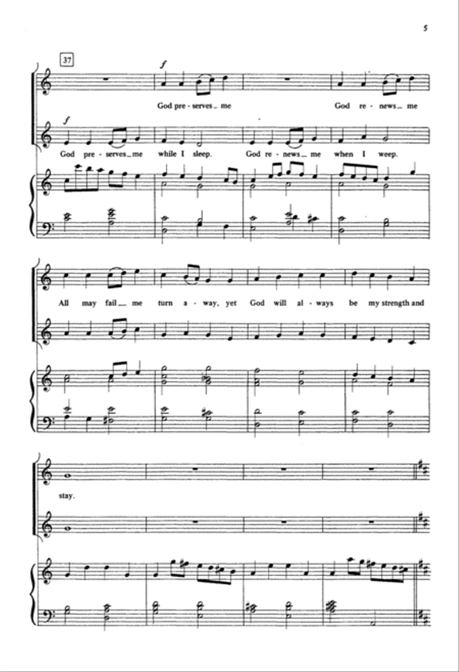 God Goes With Me (Digital Download) 2-Part scores gallery preview page 5