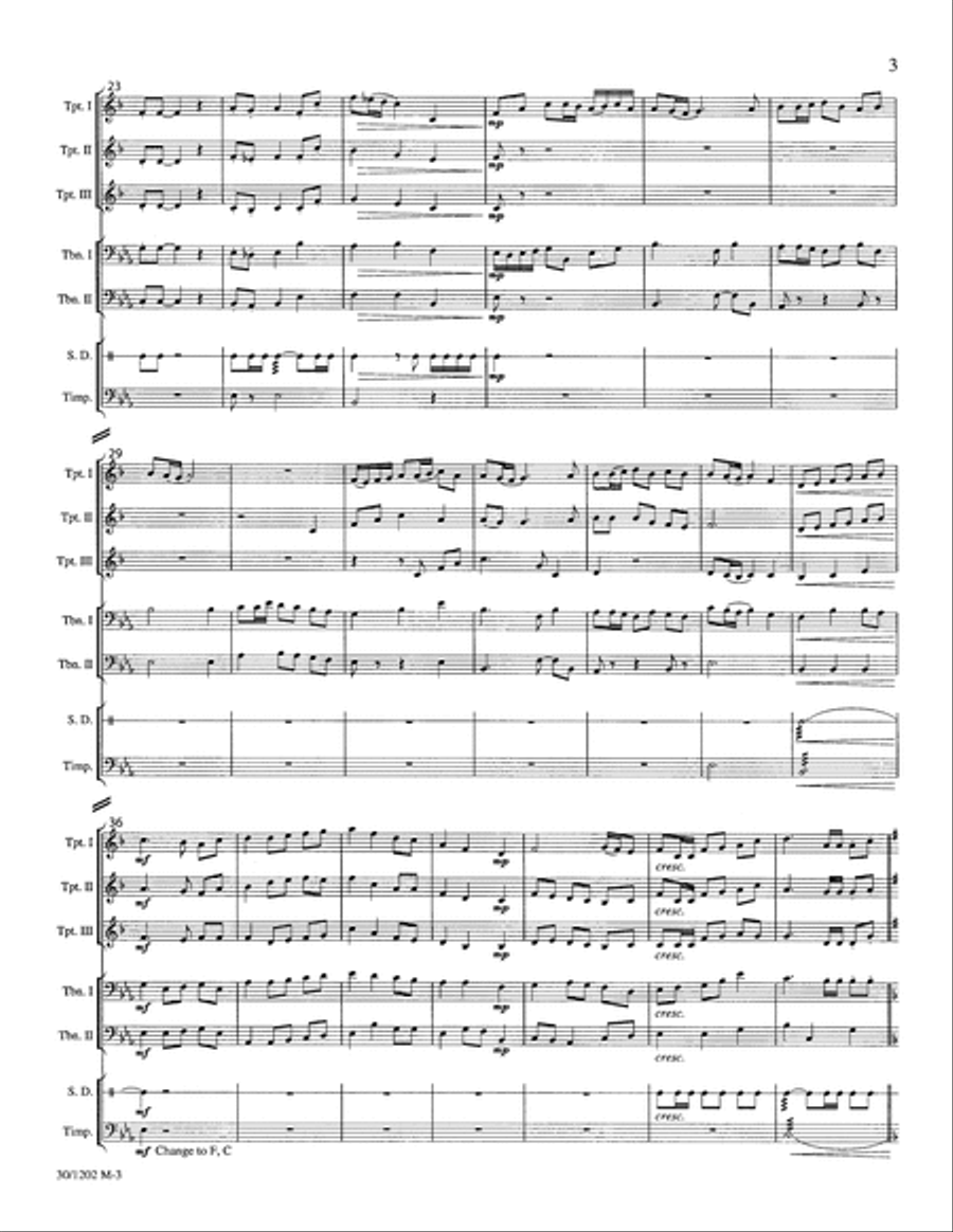 On Christ, I Stand - Inst Parts Trombone scores gallery preview page 4