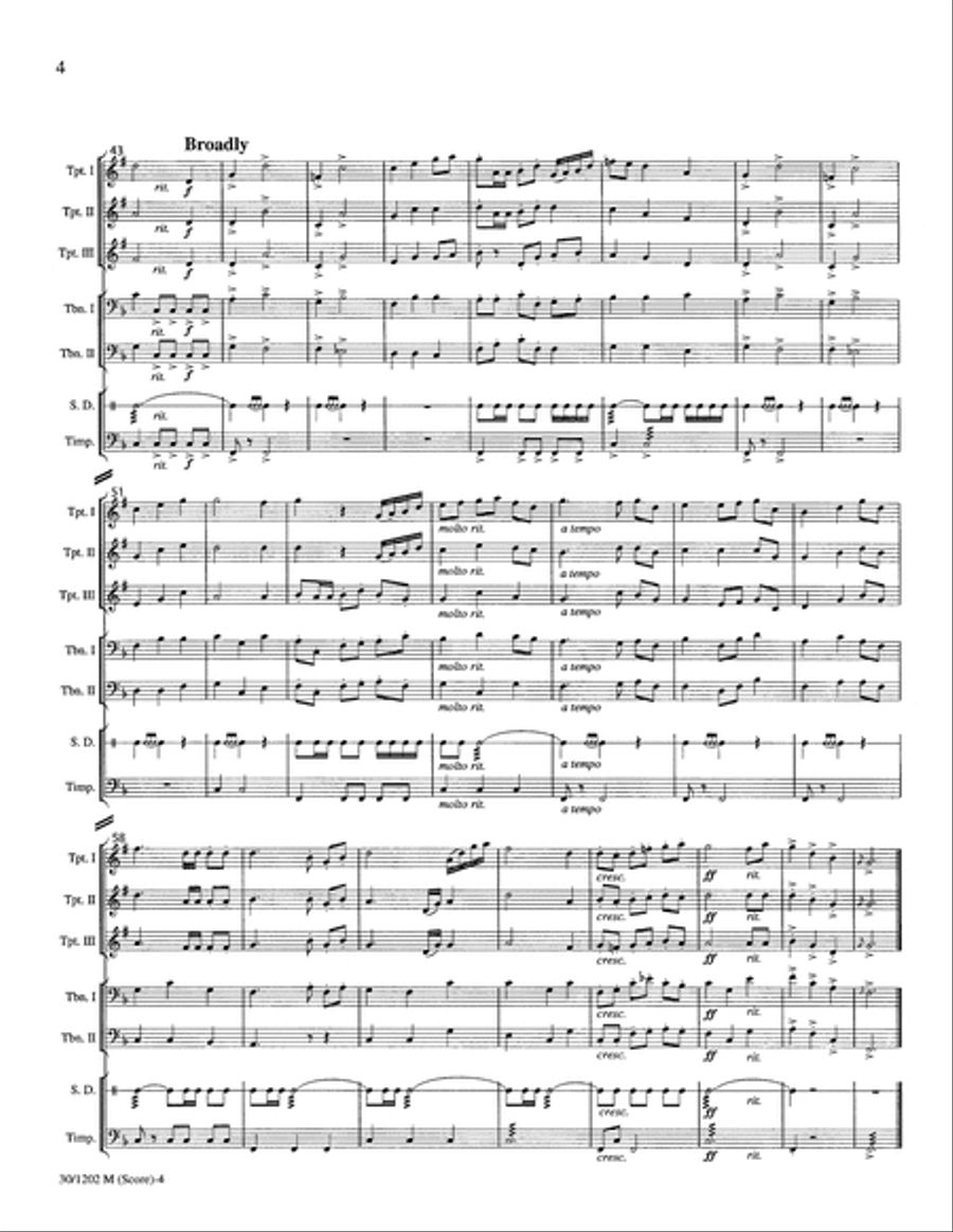 On Christ, I Stand - Inst Parts Trombone scores gallery preview page 5