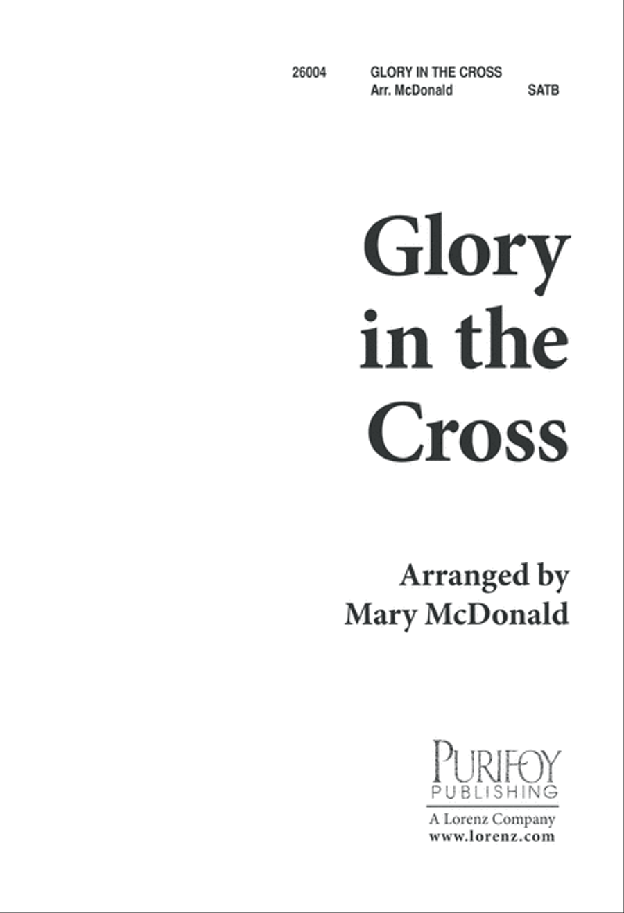 Glory in the Cross (Digital Download) 4-Part scores gallery preview page 1