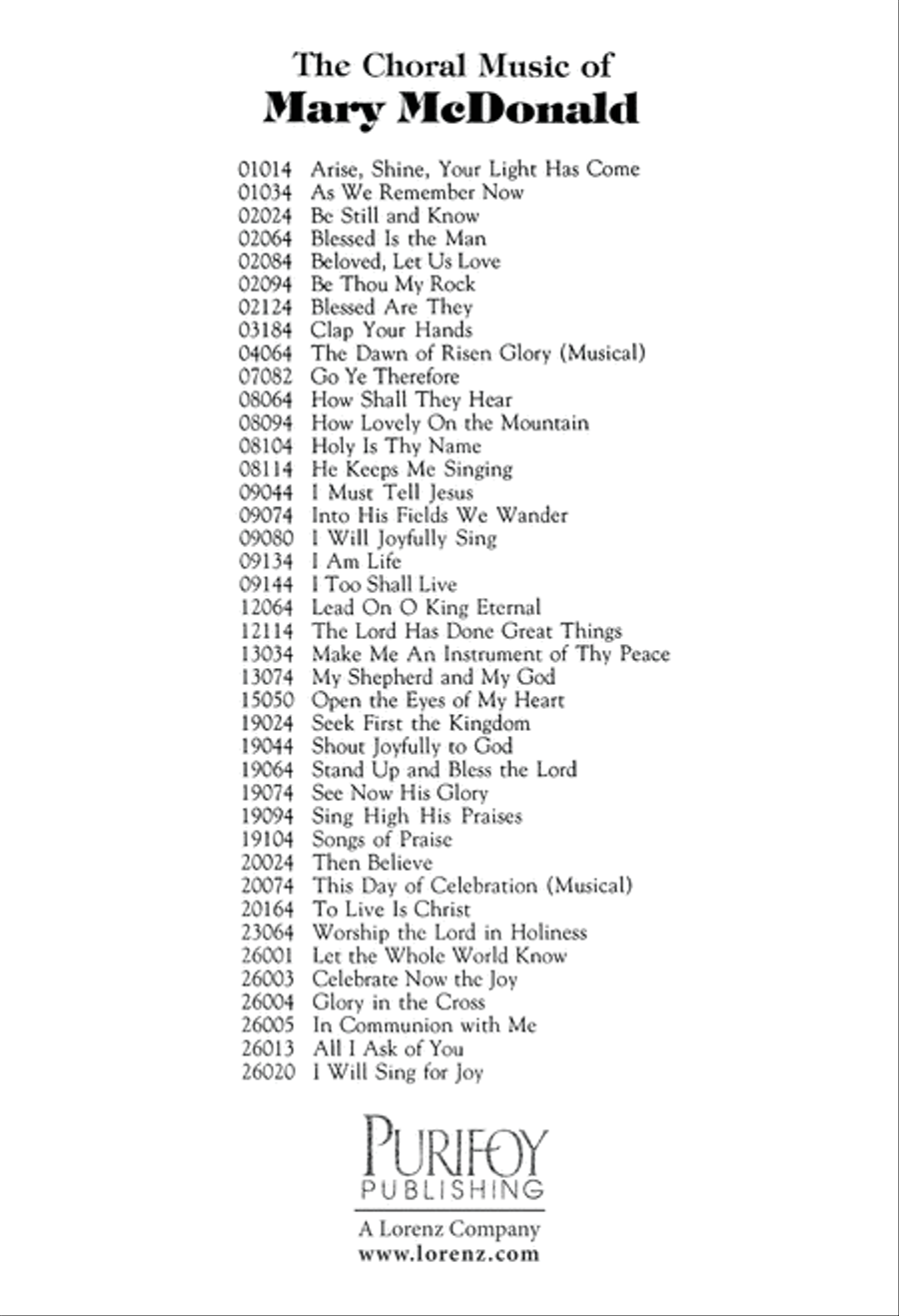 Glory in the Cross (Digital Download) 4-Part scores gallery preview page 12