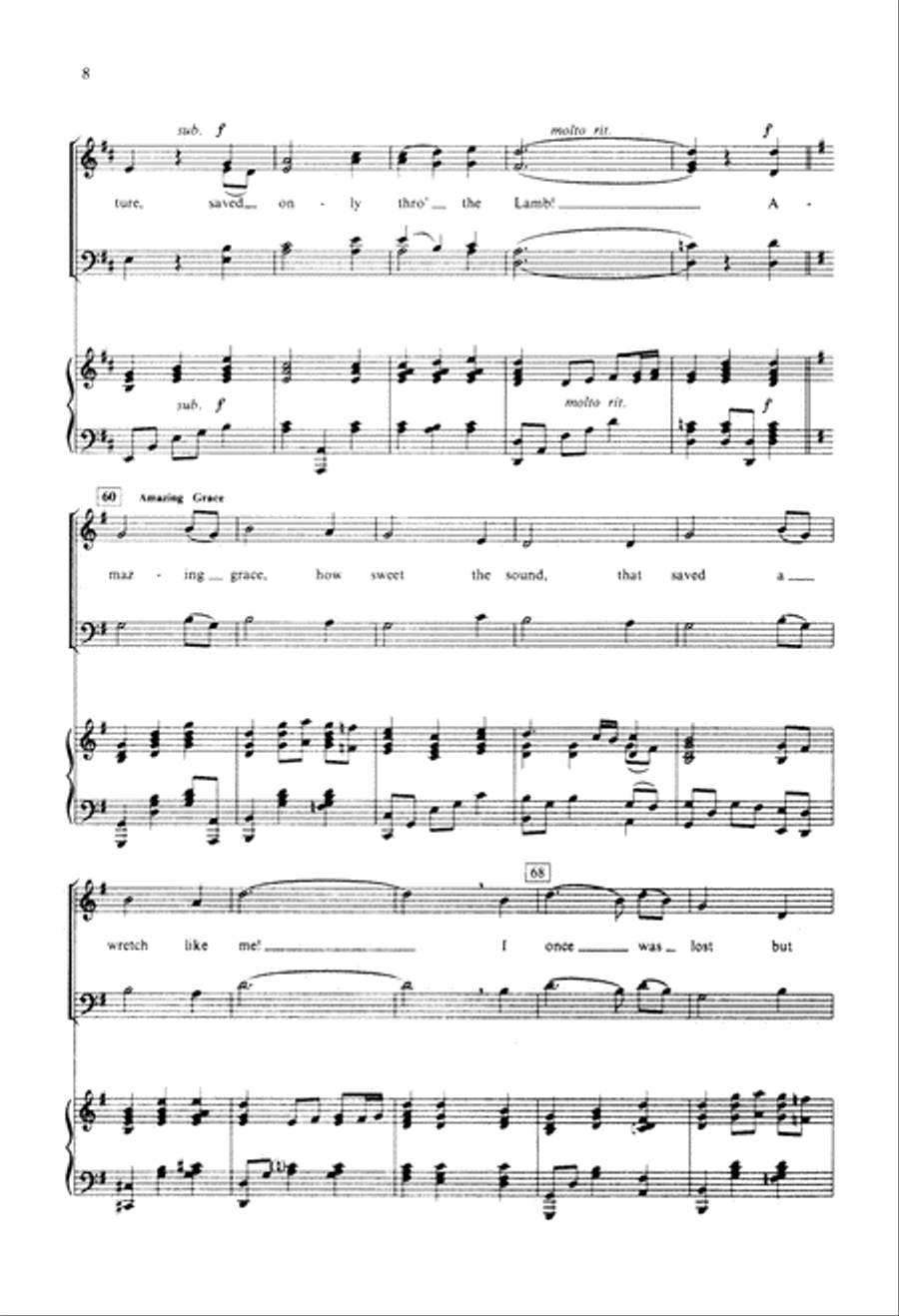 Glory in the Cross (Digital Download) 4-Part scores gallery preview page 8