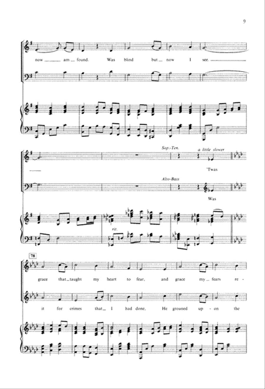 Glory in the Cross (Digital Download) 4-Part scores gallery preview page 9