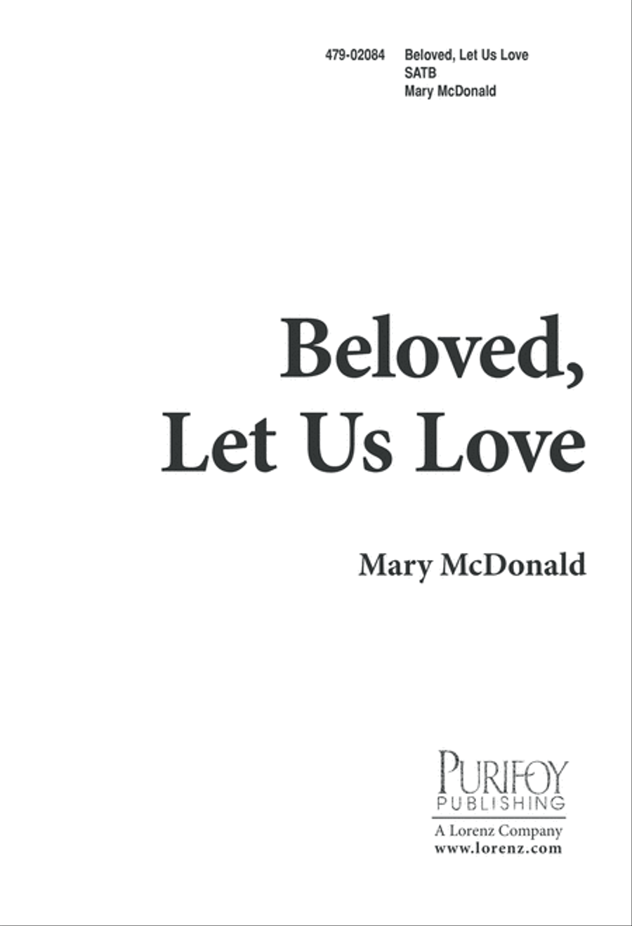 Beloved, Let Us Love (Digital Download) 4-Part scores gallery preview page 1