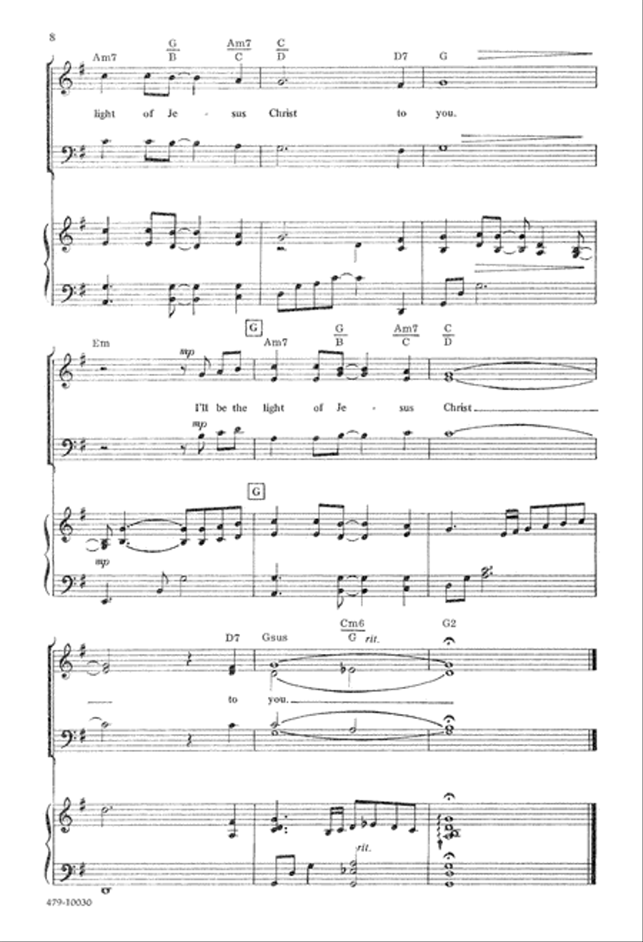 Jesus in You (Digital Download) 3-Part scores gallery preview page 8