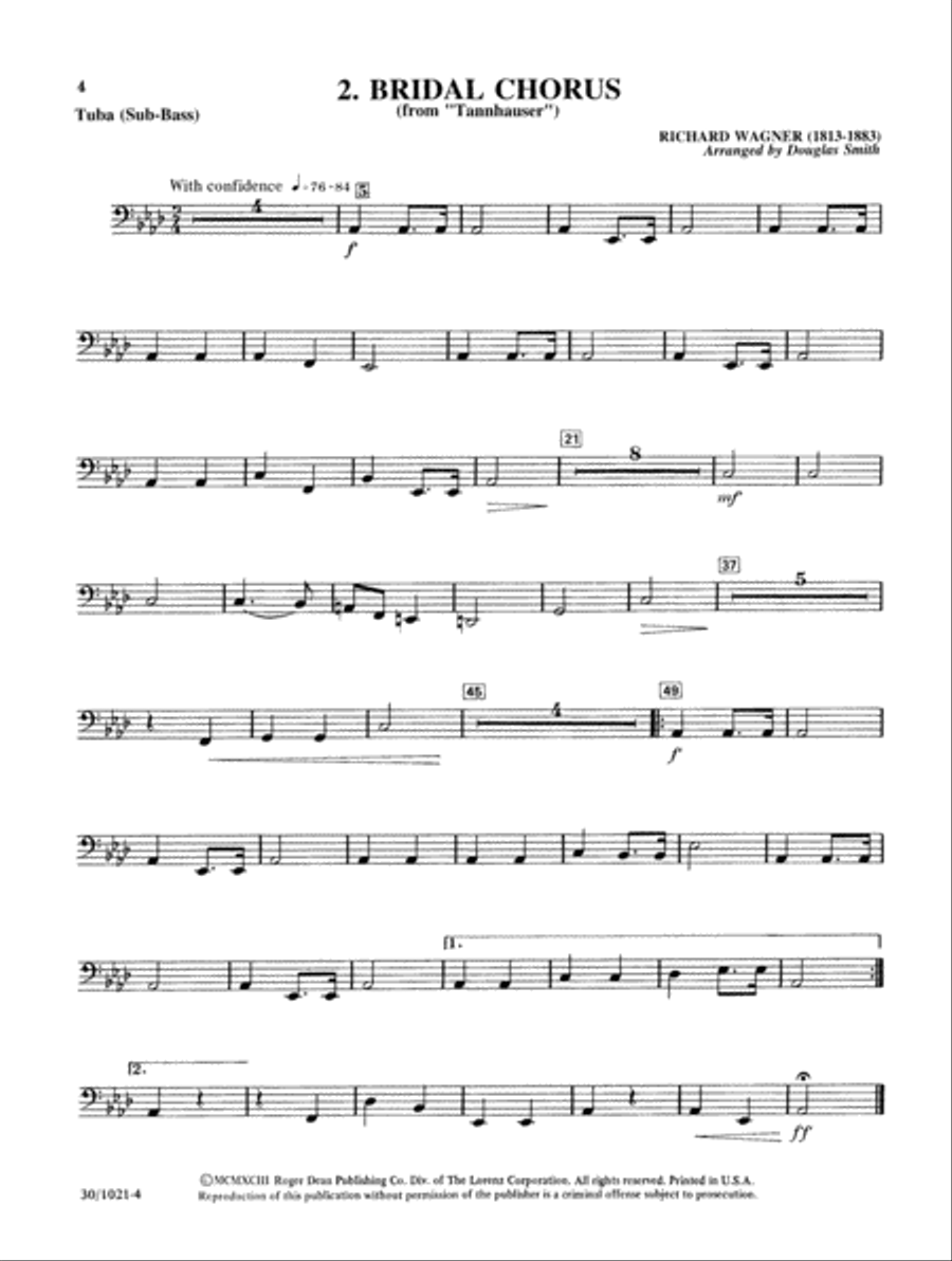 Classics for Four-Plus Brass - Tuba Brass Ensemble scores gallery preview page 6