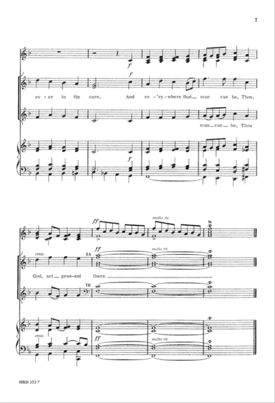 I Sing the Almighty Power of God (Digital Download) 4-Part scores gallery preview page 7
