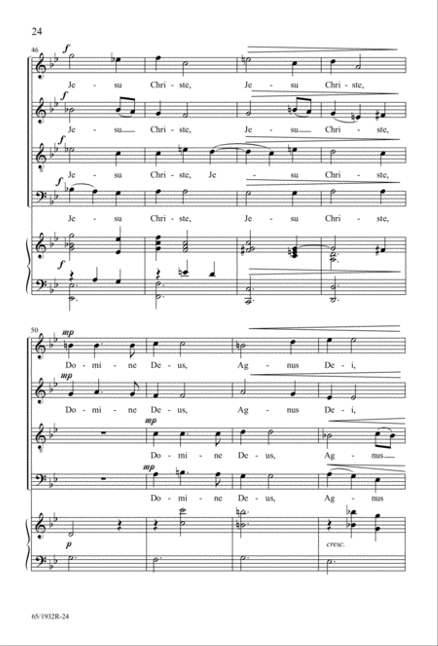 Gloria (Digital Download) 4-Part scores gallery preview page 26