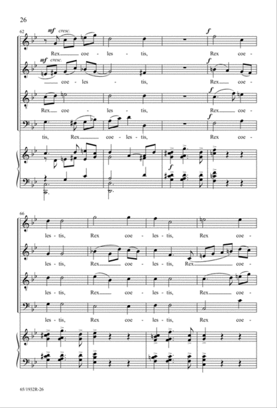 Gloria (Digital Download) 4-Part scores gallery preview page 28