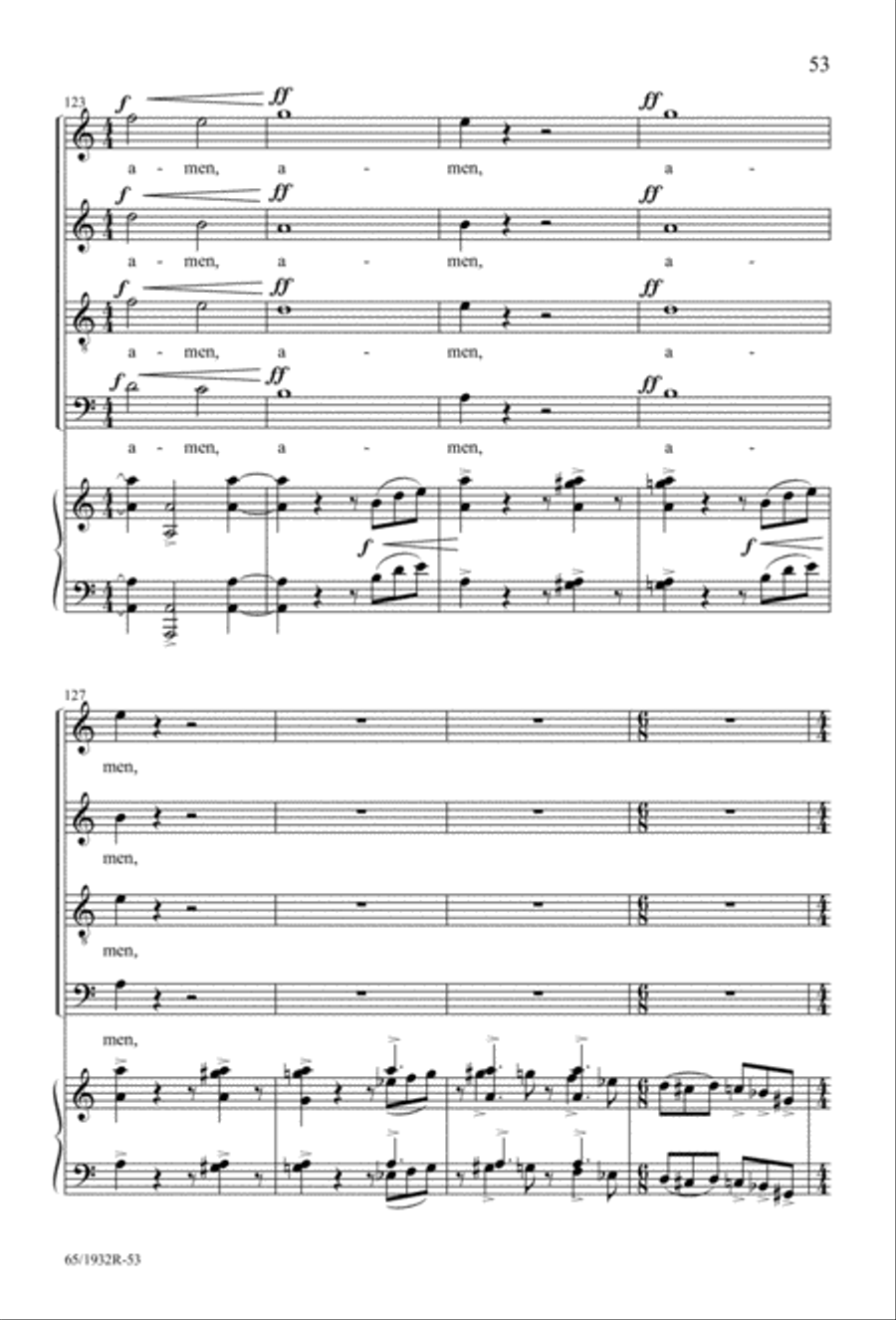 Gloria (Digital Download) 4-Part scores gallery preview page 55