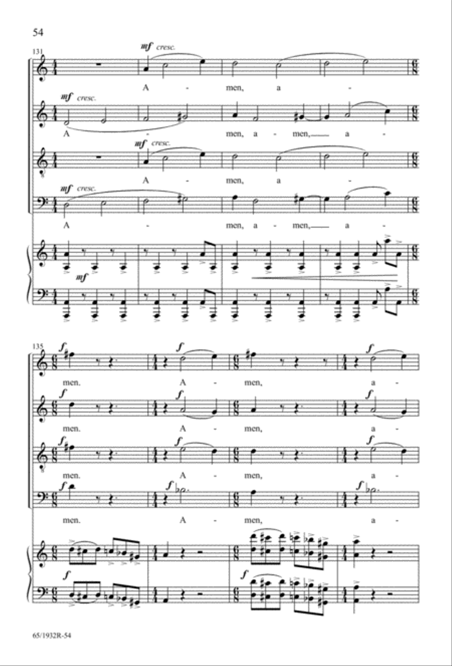Gloria (Digital Download) 4-Part scores gallery preview page 56
