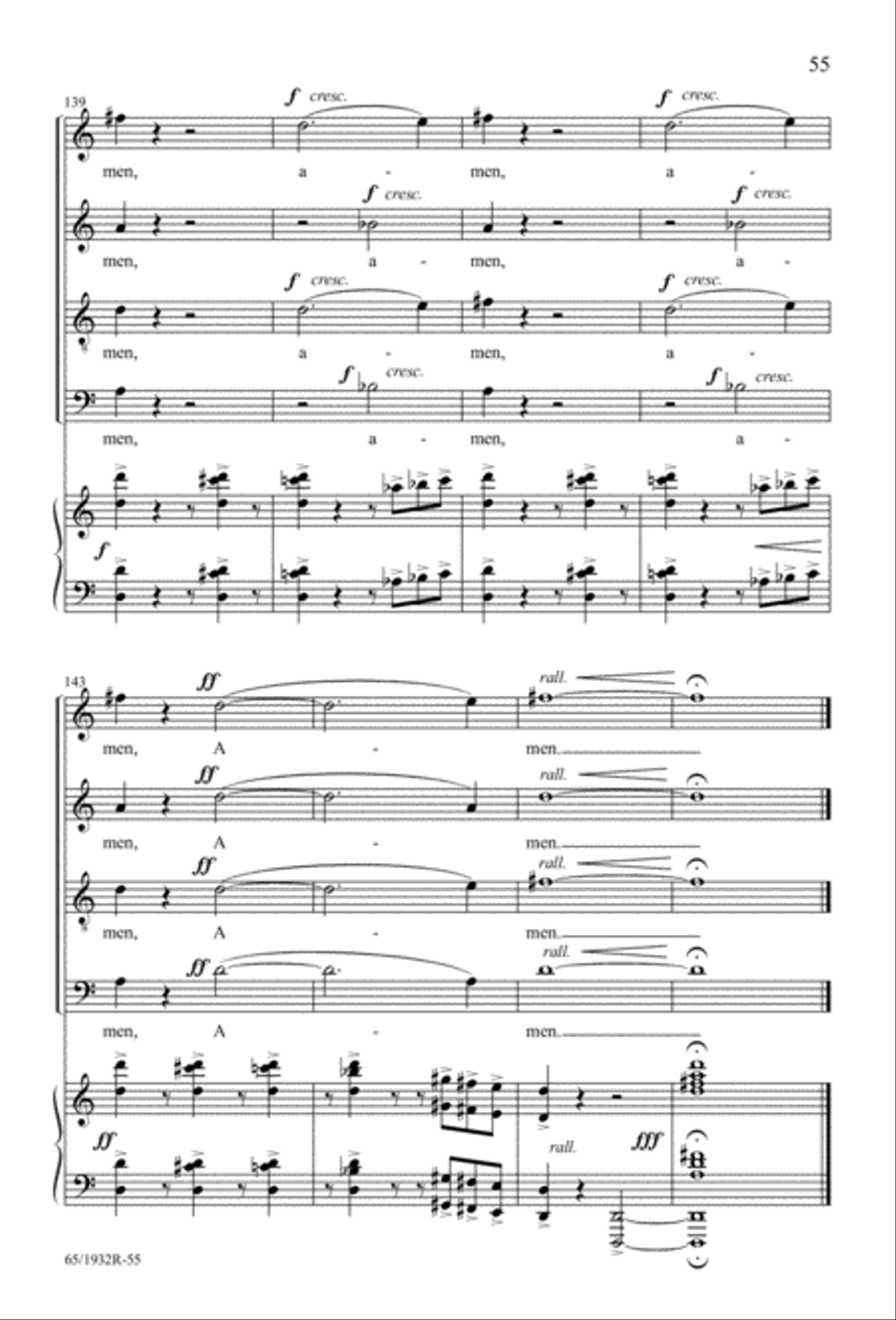 Gloria (Digital Download) 4-Part scores gallery preview page 57