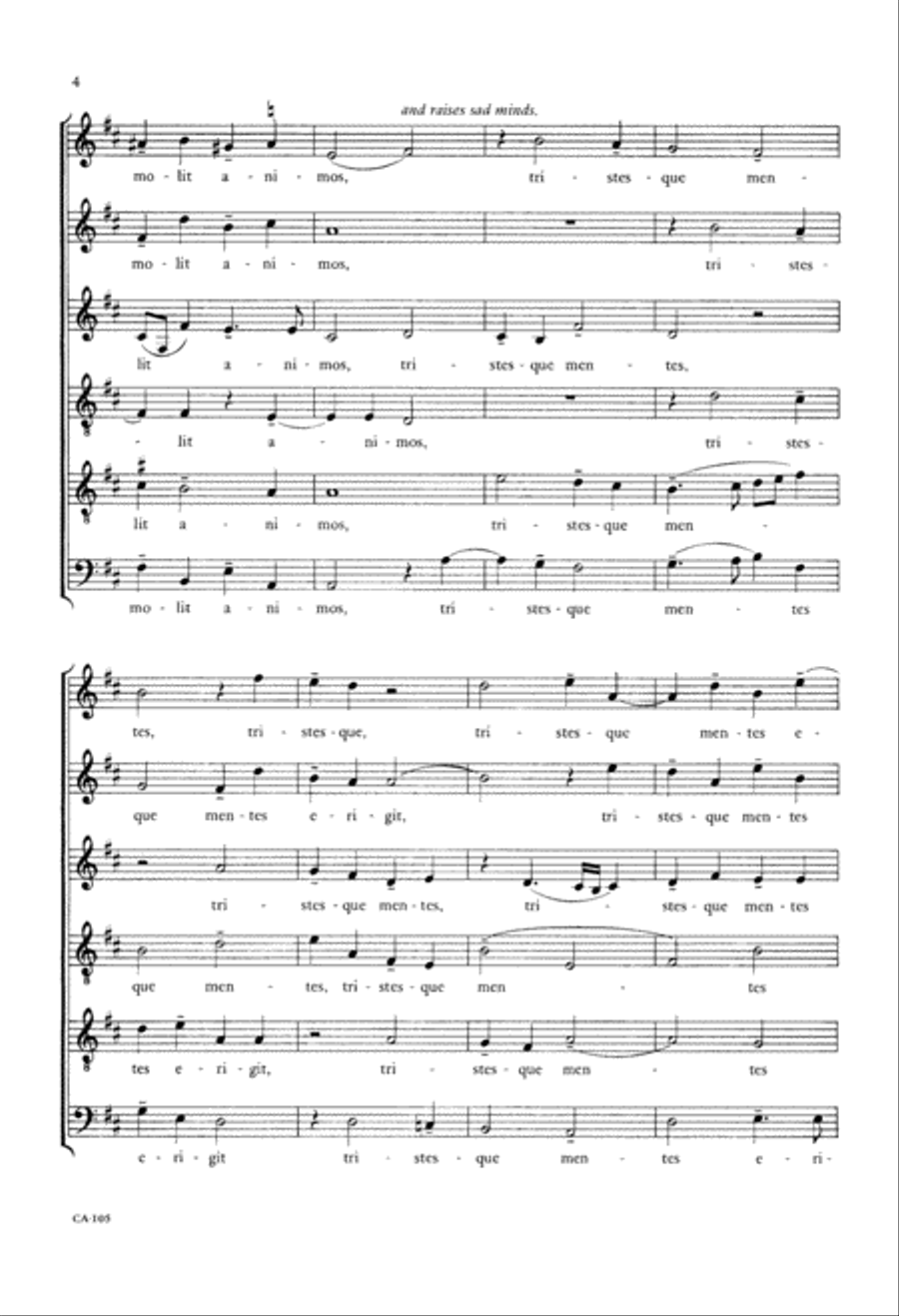 Musica Dei Donum Optimi (Digital Download) Divisi scores gallery preview page 6