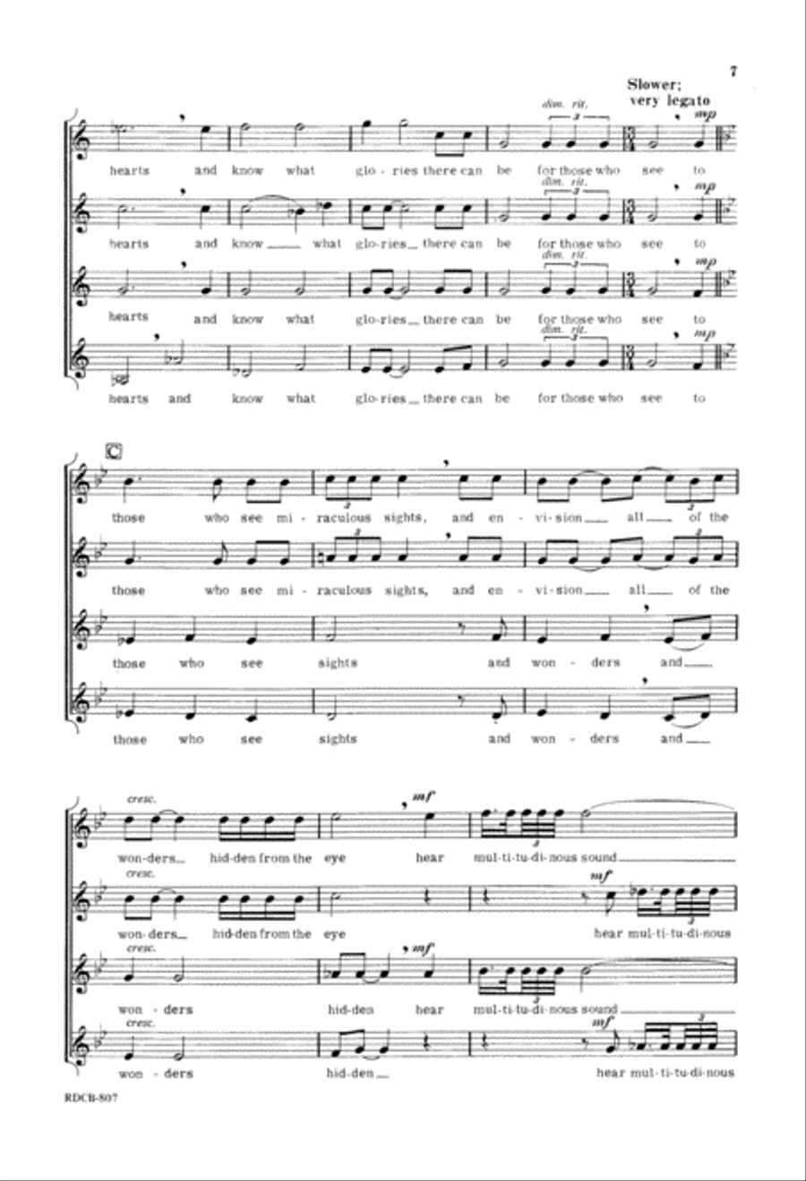To Those Who See (Digital Download) SSAA scores gallery preview page 9