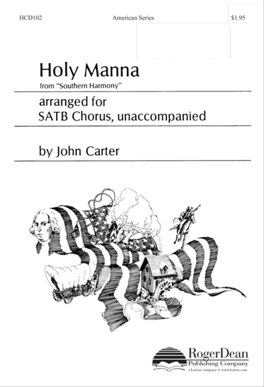Holy Manna (Digital Download) 4-Part scores gallery preview page 1