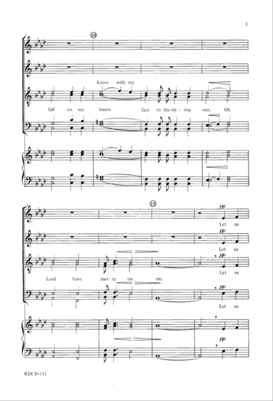 Let Us Break Bread Together (Digital Download) Divisi scores gallery preview page 3