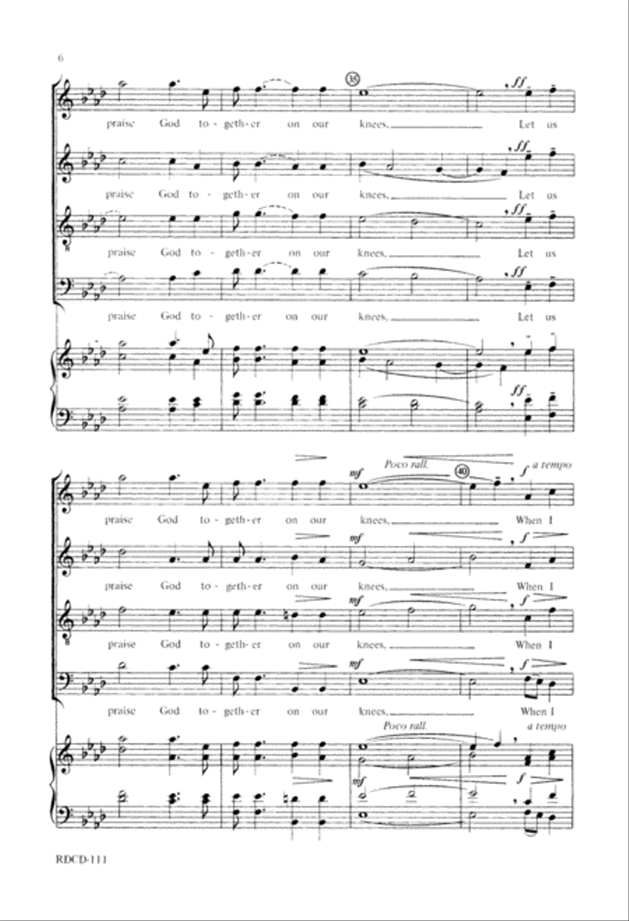 Let Us Break Bread Together (Digital Download) Divisi scores gallery preview page 6