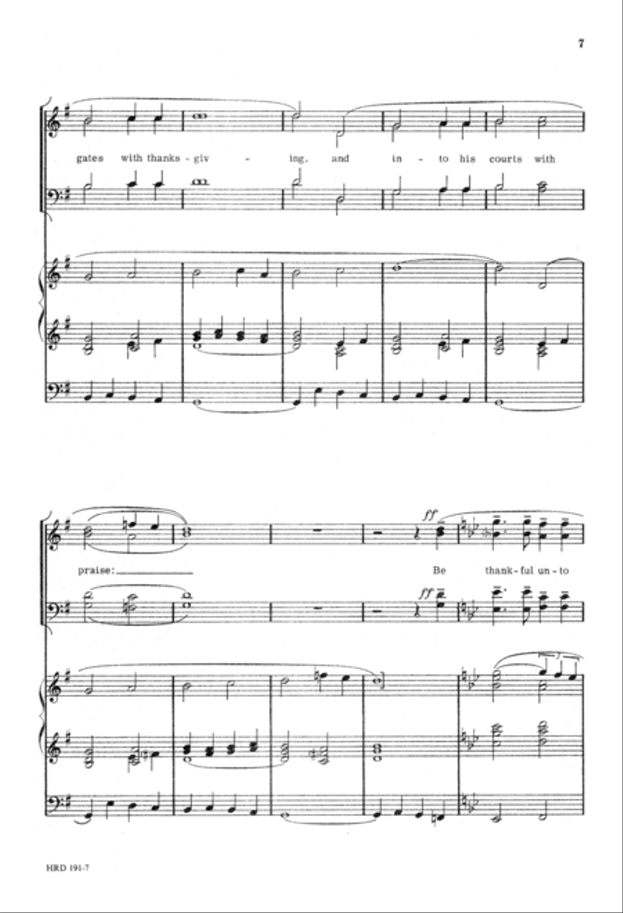 Jubilate Deo (Digital Download) 4-Part scores gallery preview page 7