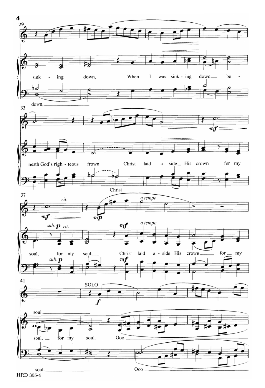 What Wondrous Love! (Digital Download) by Sheldon Curry 4-Part - Digital Sheet Music page 4