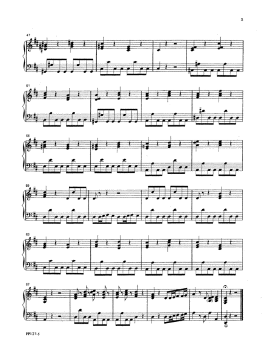 Gloria - Keyboard Realization (Digital Download) Harpsichord scores gallery preview page 5