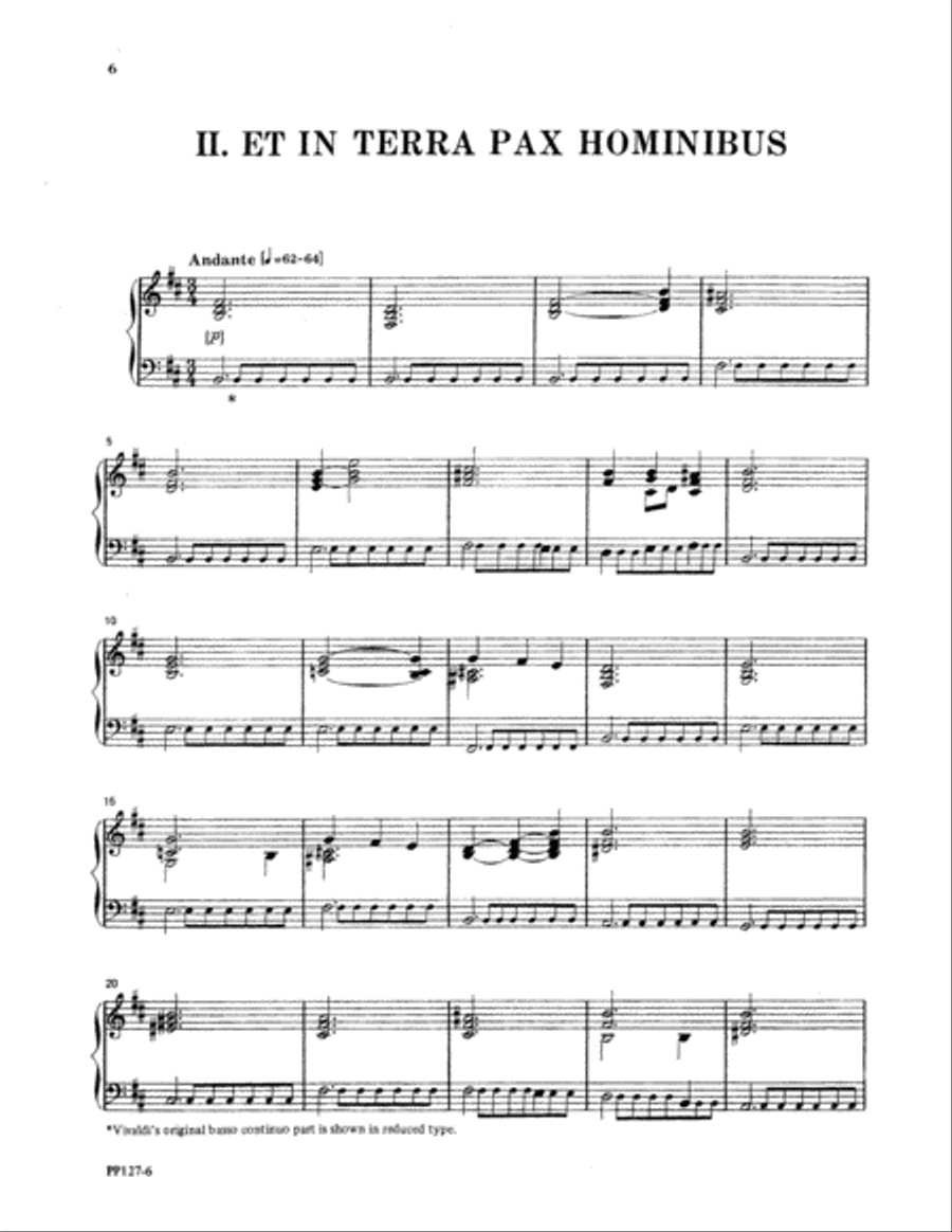 Gloria - Keyboard Realization (Digital Download) Harpsichord scores gallery preview page 6