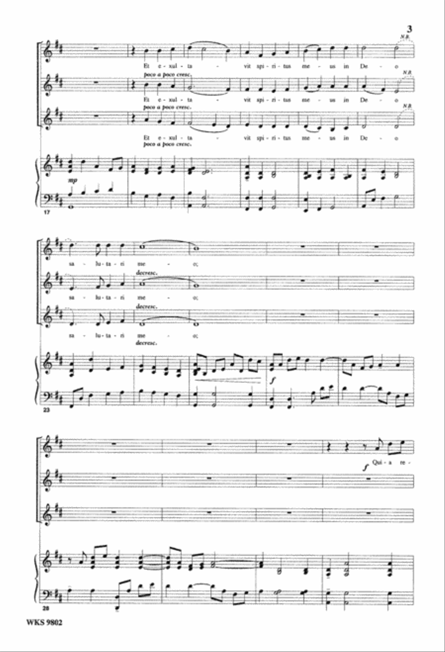 Magnificat (Digital Download) SSA scores gallery preview page 3