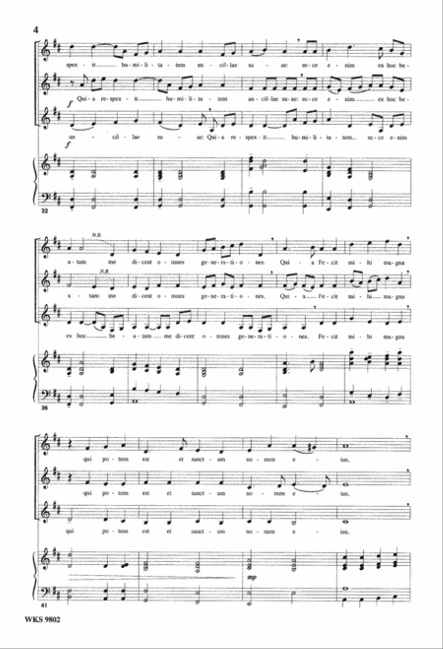 Magnificat (Digital Download) SSA scores gallery preview page 4