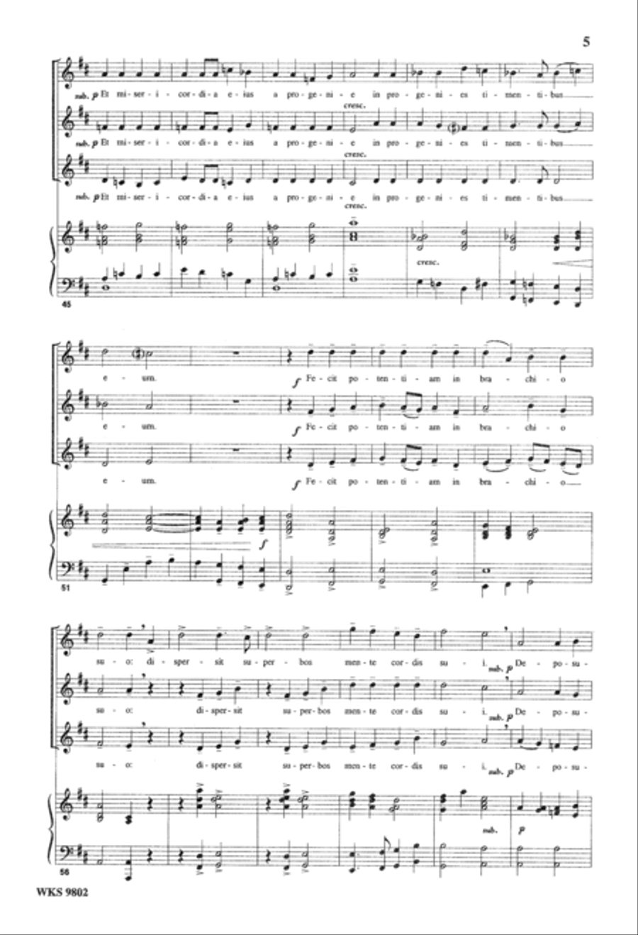 Magnificat (Digital Download) SSA scores gallery preview page 5