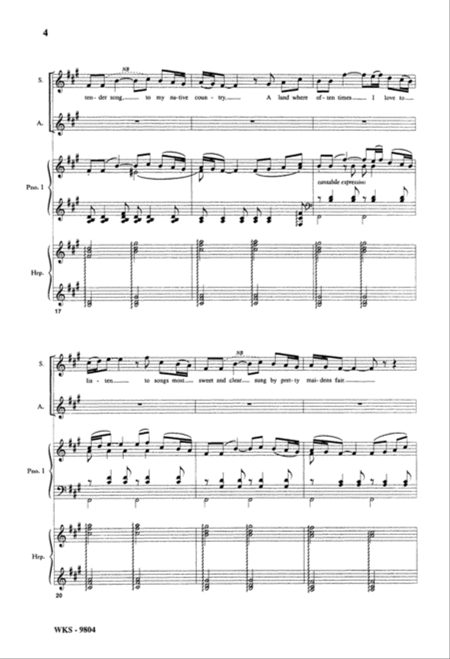 Polovetsian Dance (Digital Download) SSA scores gallery preview page 4