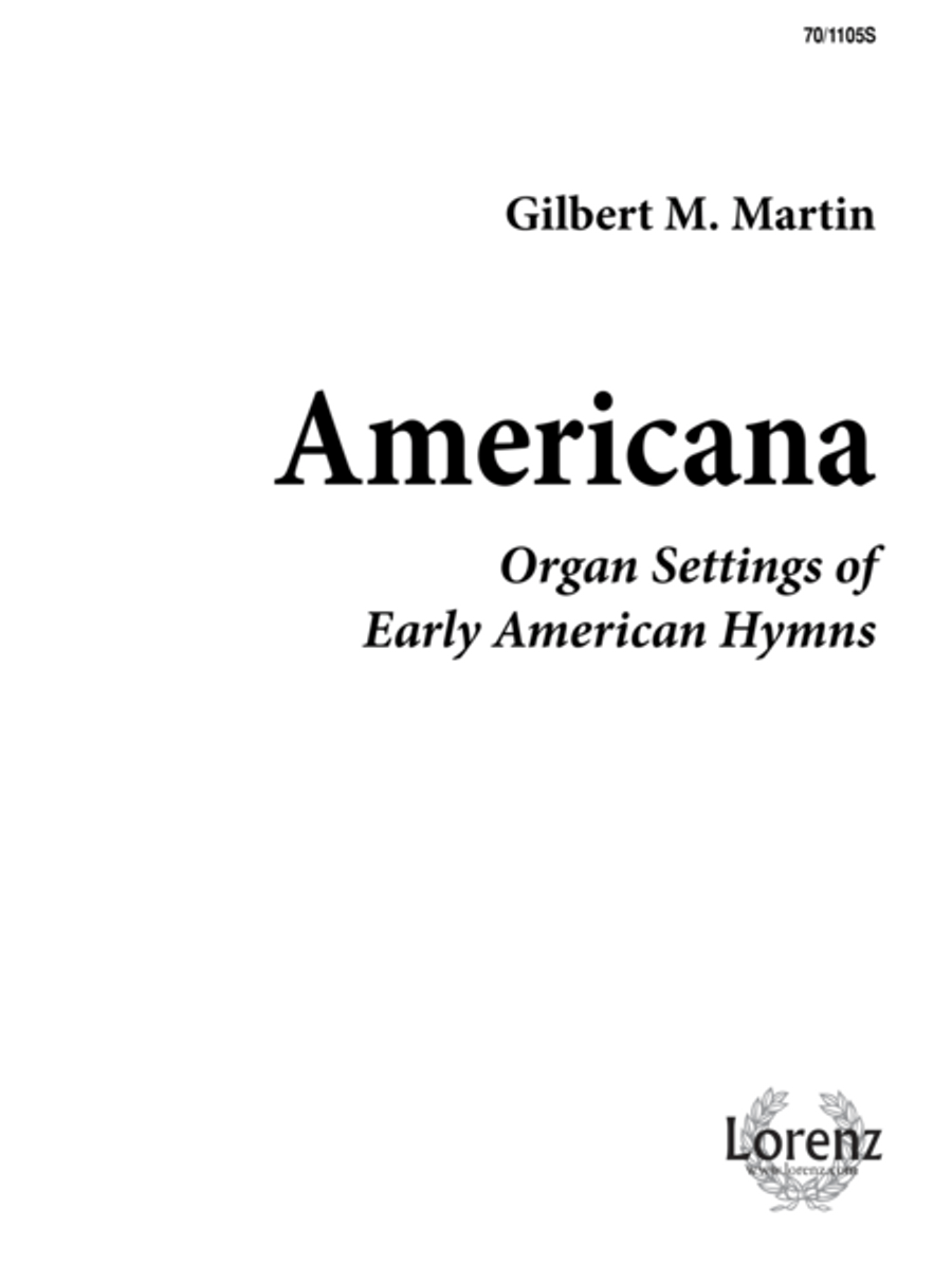 Americana (Digital Download) Organ scores gallery preview page 1