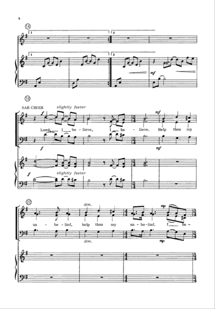 Credo (Digital Download) Credo (Digital Download) Unison Choir scores gallery preview page 4