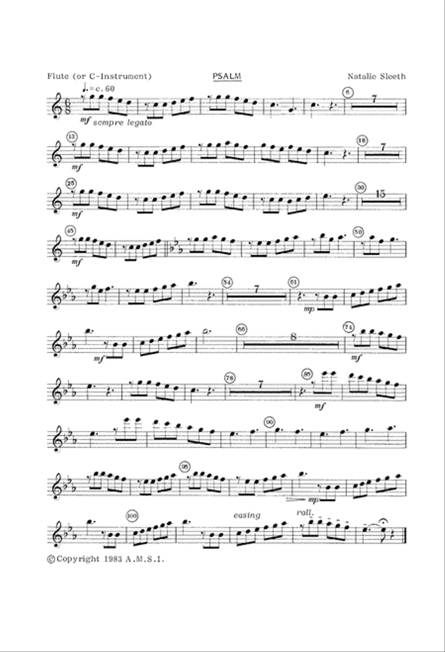Psalm (Digital Download) Psalm (Digital Download) Unison Choir scores gallery preview page 11