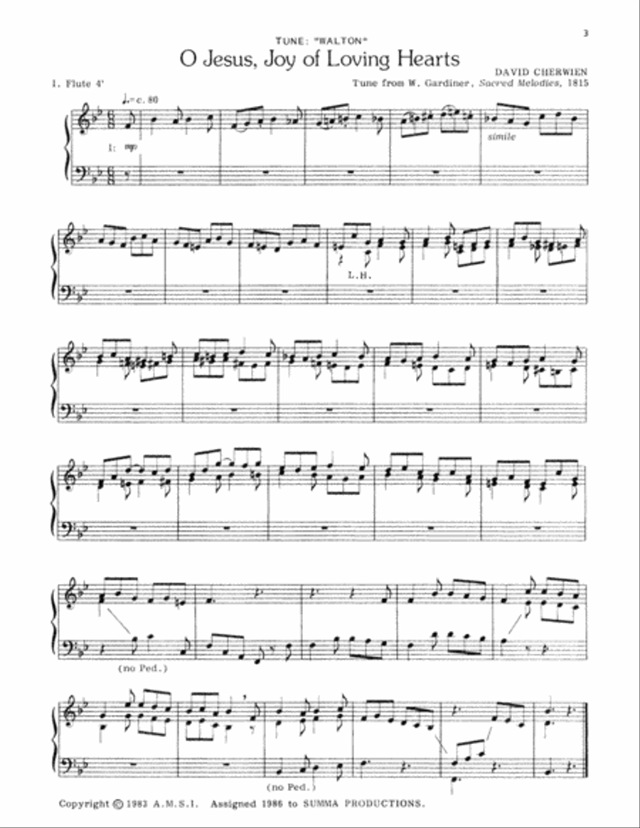 Interpretations, Book III (Digital Download) Organ scores gallery preview page 5
