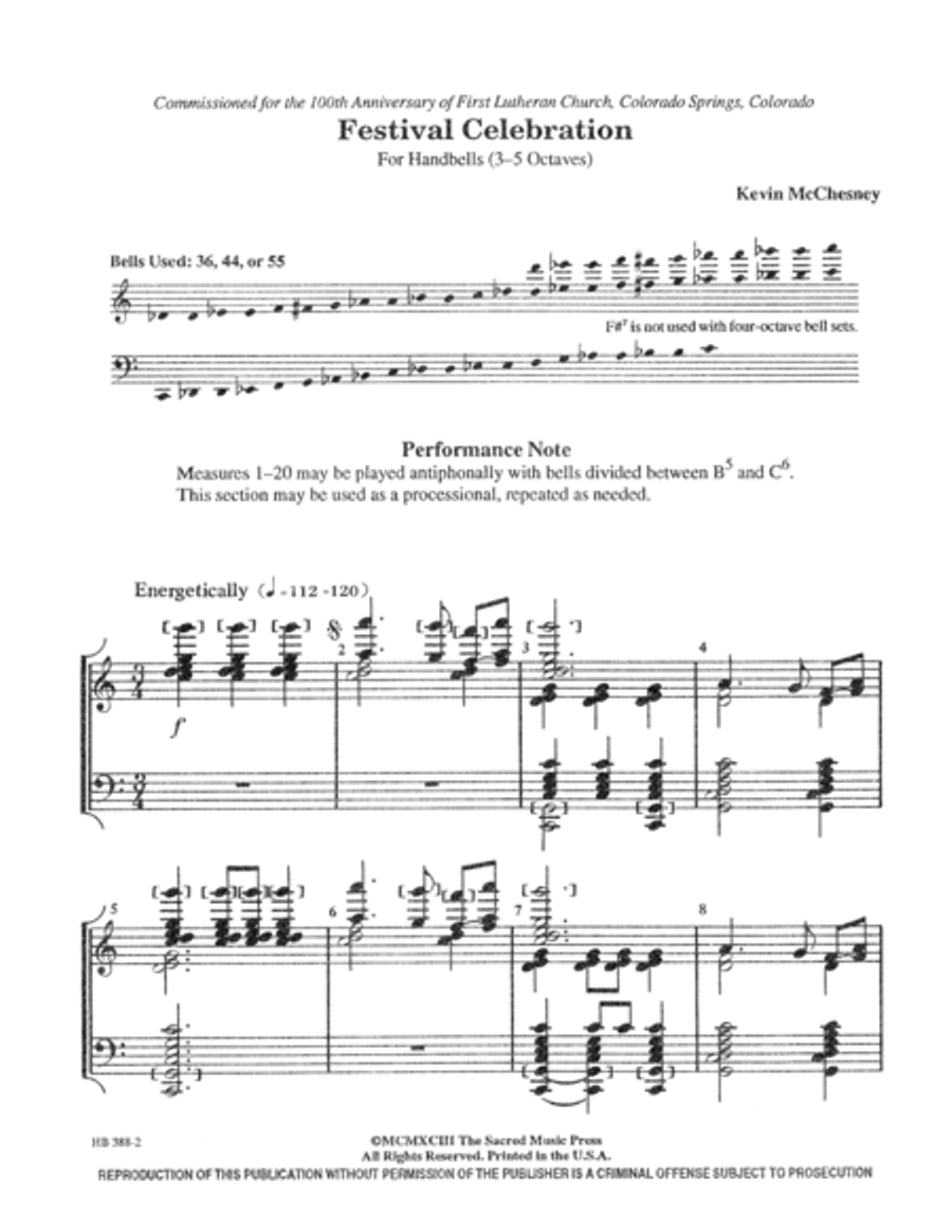 Festival Celebration Festival Celebration 5-Octaves scores gallery preview page 2