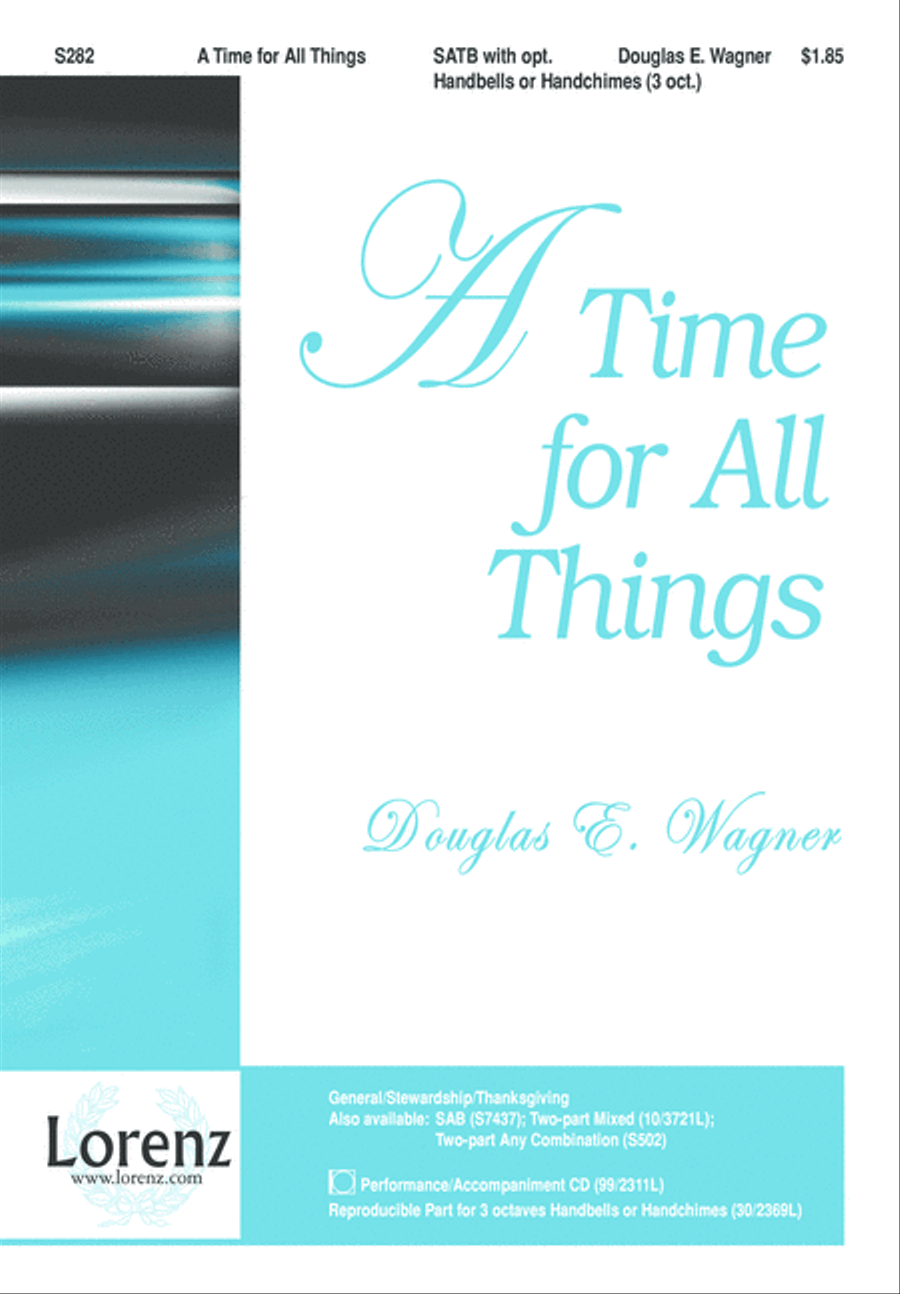 A Time for All Things (Digital Download) 4-Part scores gallery preview page 1