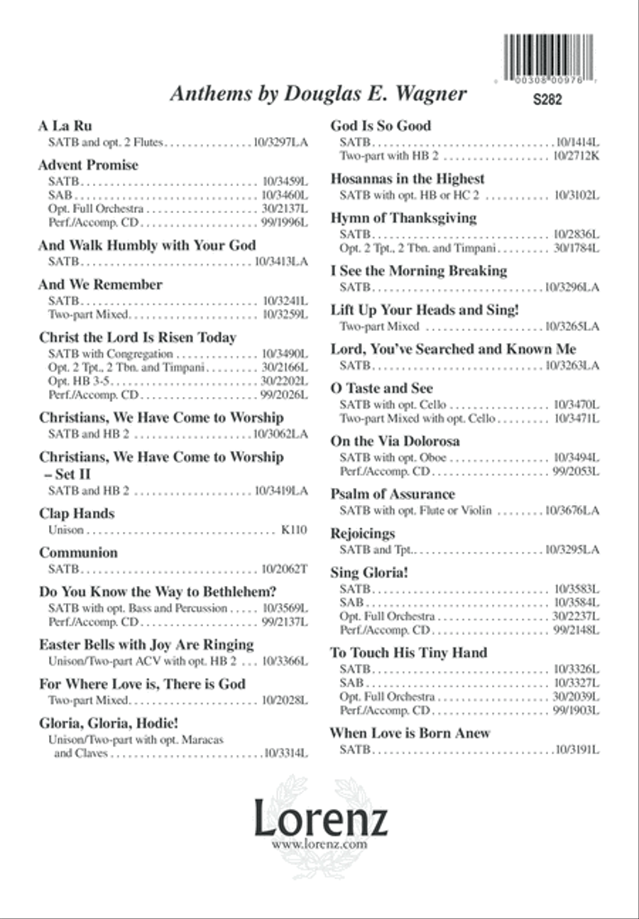 A Time for All Things (Digital Download) 4-Part scores gallery preview page 8