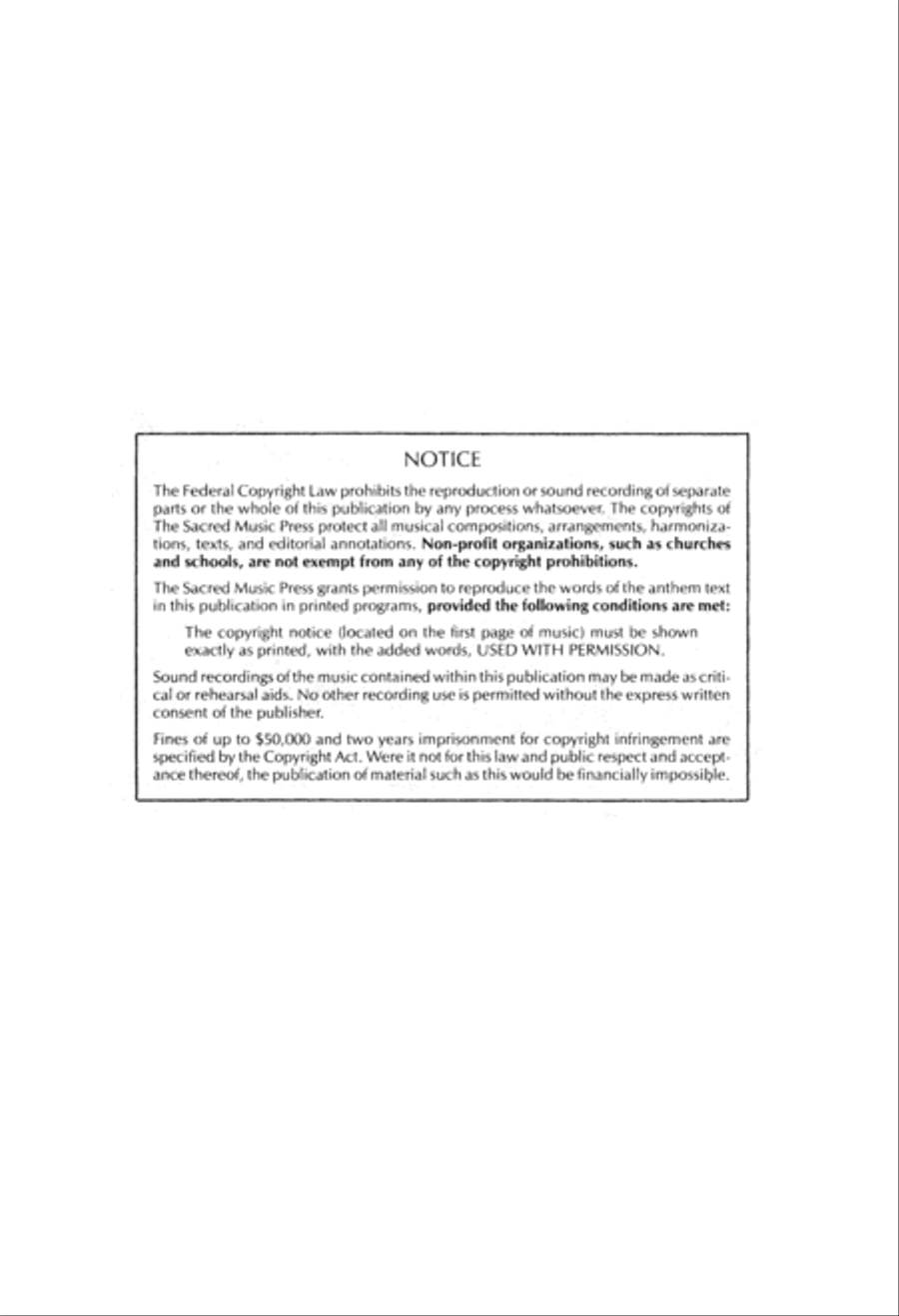Now Thank We All Our God (Digital Download) 4-Part scores gallery preview page 2