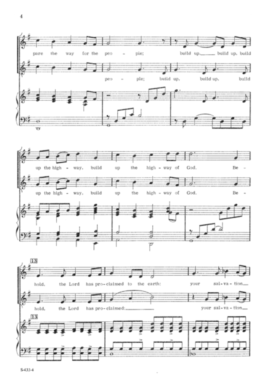 Go Through the Gates (Digital Download) 2-Part scores gallery preview page 4