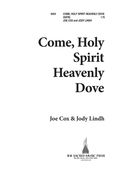 Come, Holy Spirit, Heavenly Dove (Digital Download)