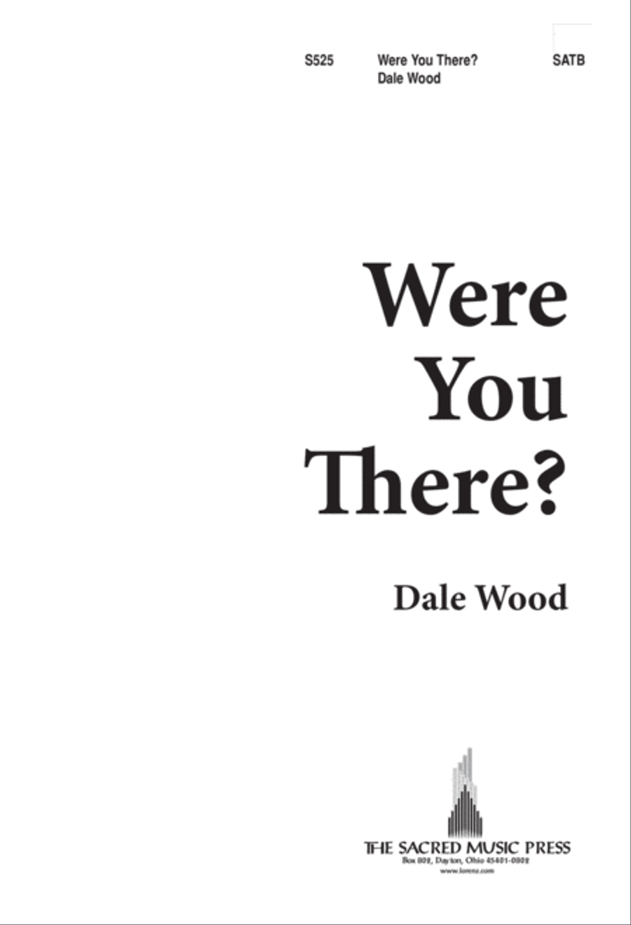 Were You There? (Digital Download) 4-Part scores gallery preview page 1
