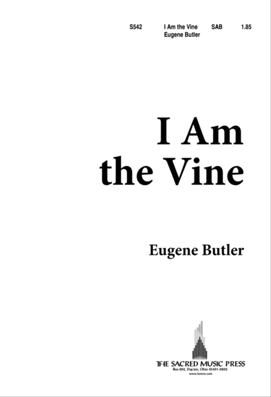 I am the Vine (Digital Download) 3-Part scores gallery preview page 1