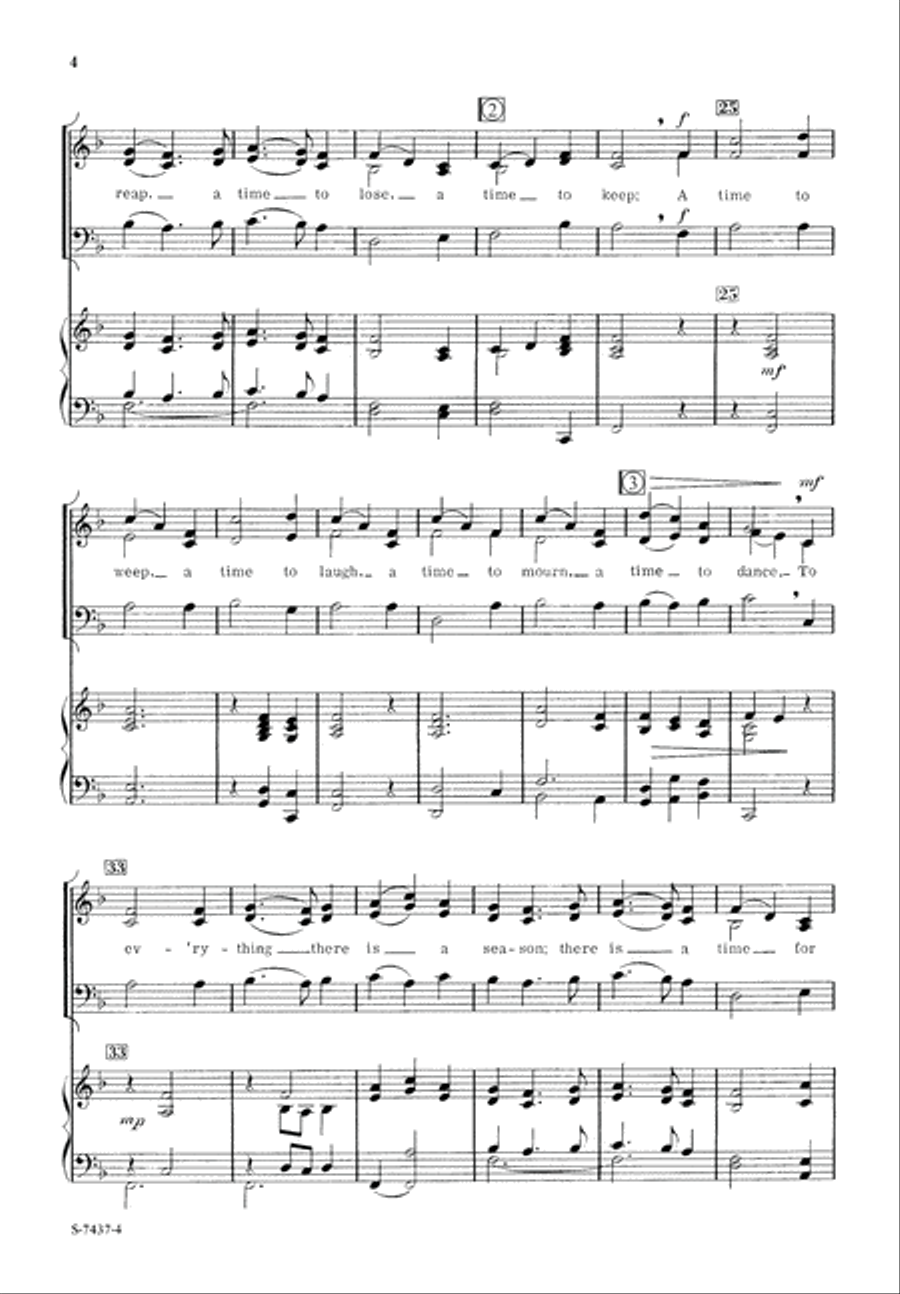 A Time for All Things (Digital Download) 3-Part scores gallery preview page 4