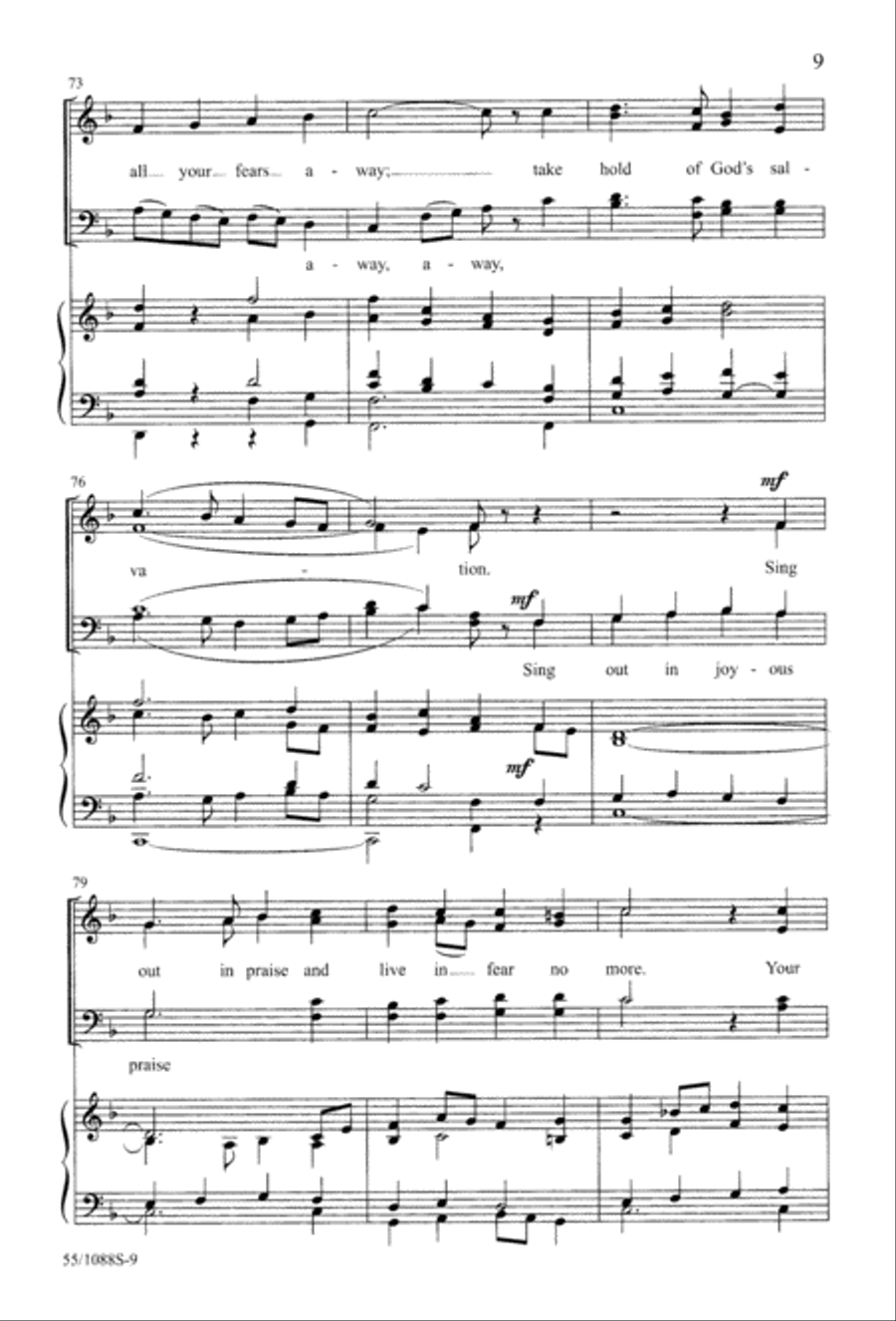 Celebrate! (Digital Download) 4-Part scores gallery preview page 11
