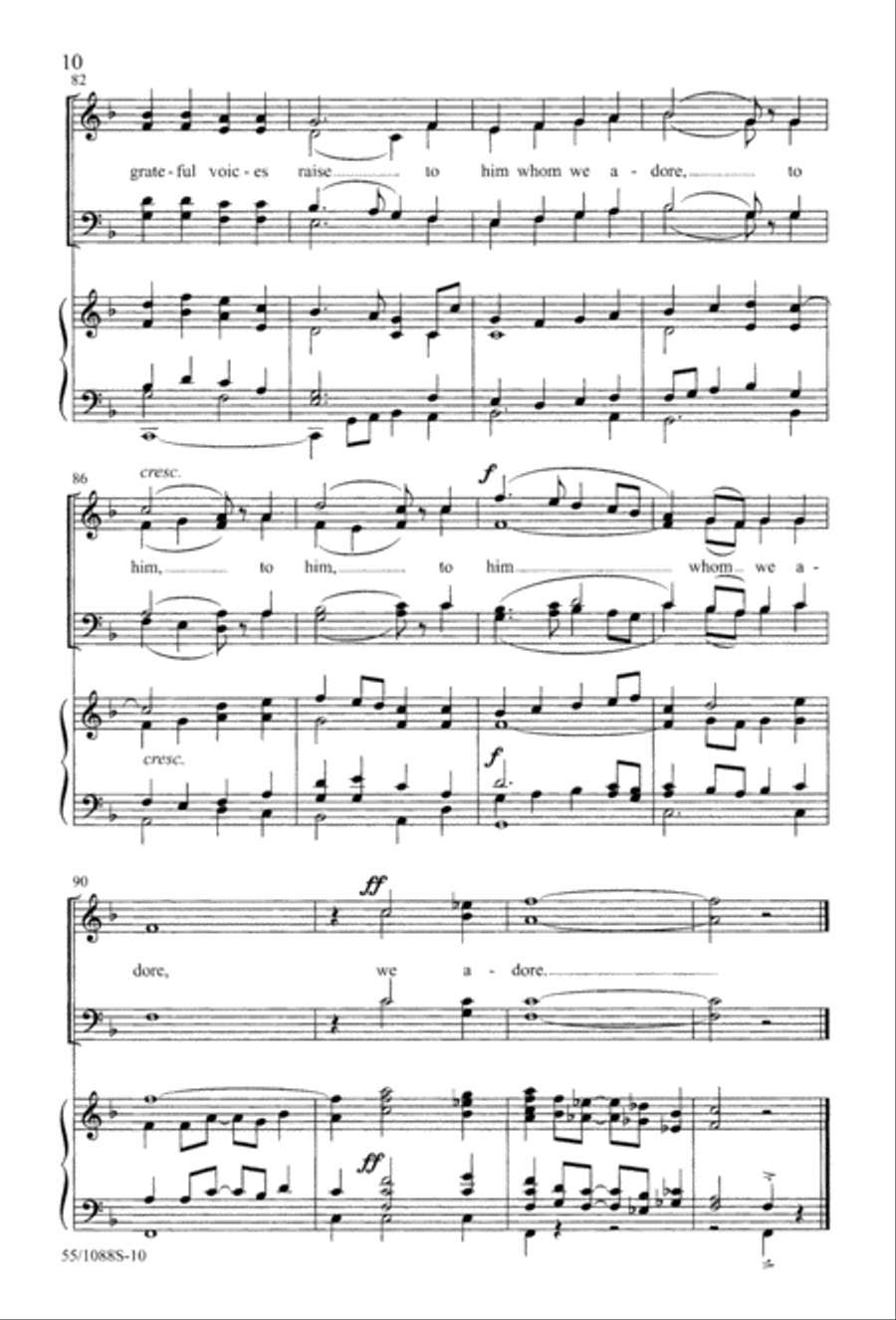 Celebrate! (Digital Download) 4-Part scores gallery preview page 12