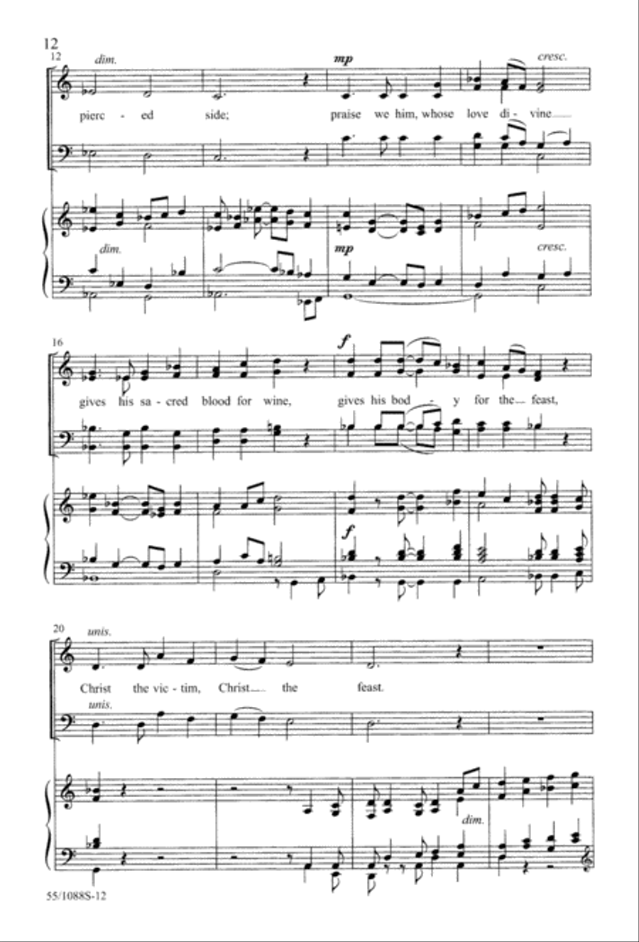 Celebrate! (Digital Download) 4-Part scores gallery preview page 14