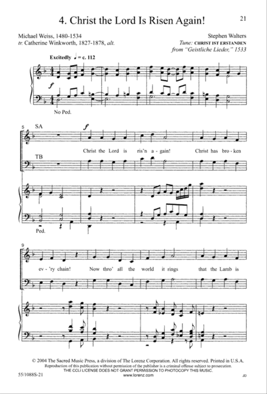 Celebrate! (Digital Download) 4-Part scores gallery preview page 23